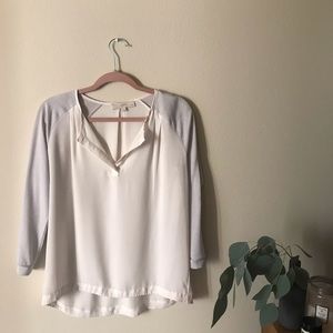 Loft beige blouse